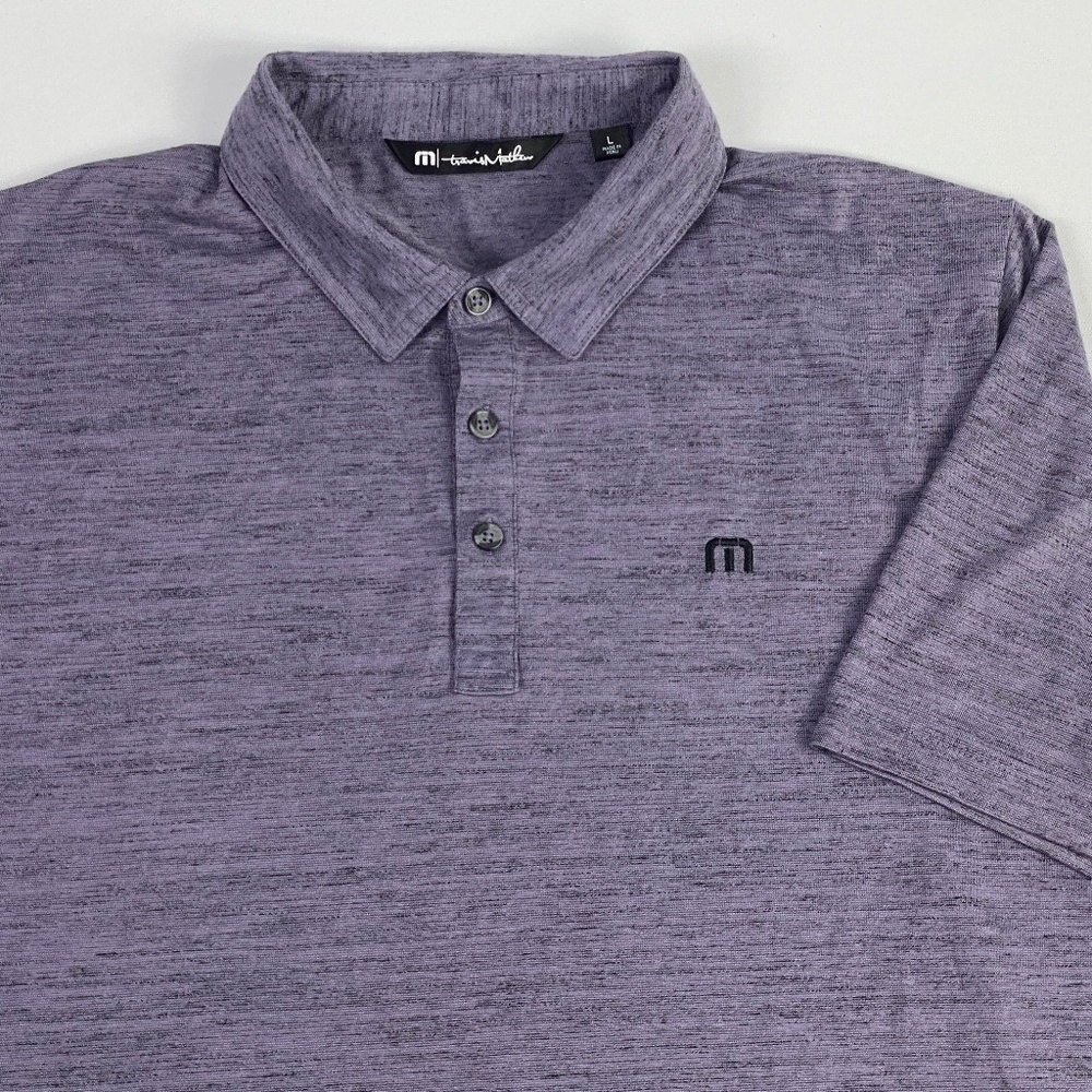 Travis Matthew Short Sleeve Golf Polo Shirt Mens Size L